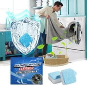 Sltwyw Washing Machine Effervescent Cleaning Tablets - Descaling and Cleaning Agent for Stains in Drums, Convenient for Maintenance, Cleaning Essentials